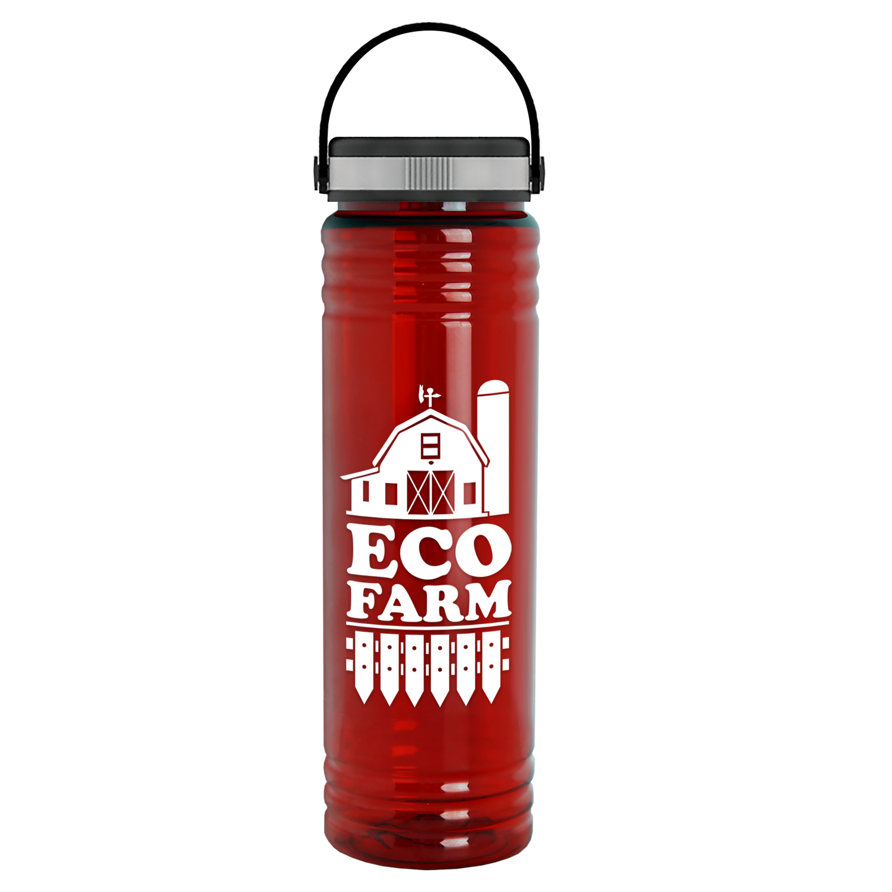 Slim Fit RPET Bottle with Grip Lid - 24 oz.